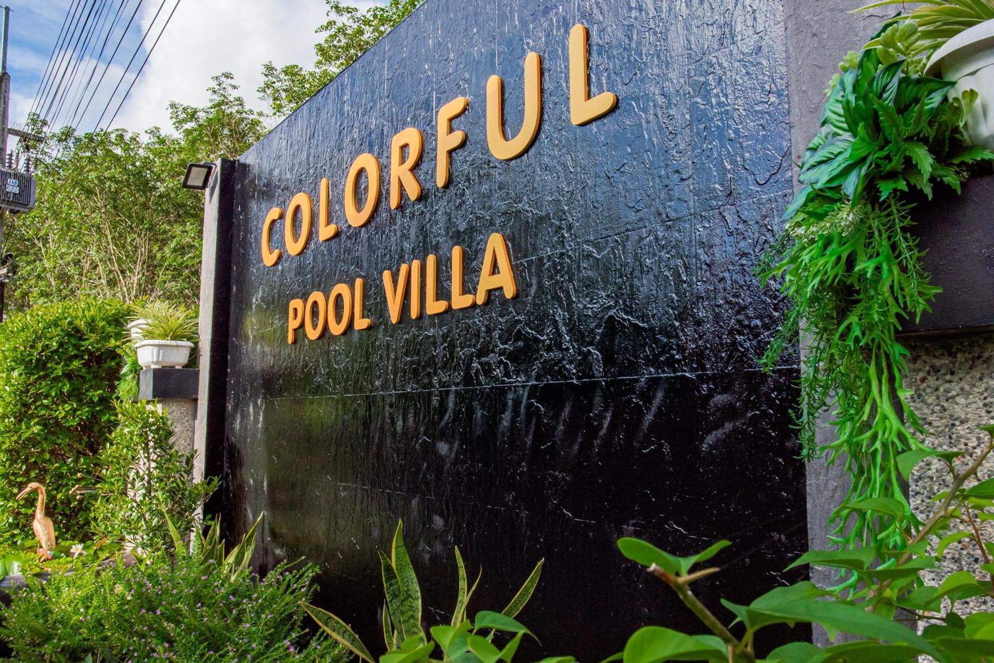 Colorful Pool Villa Ban Chin Tham Mai Exteriér fotografie